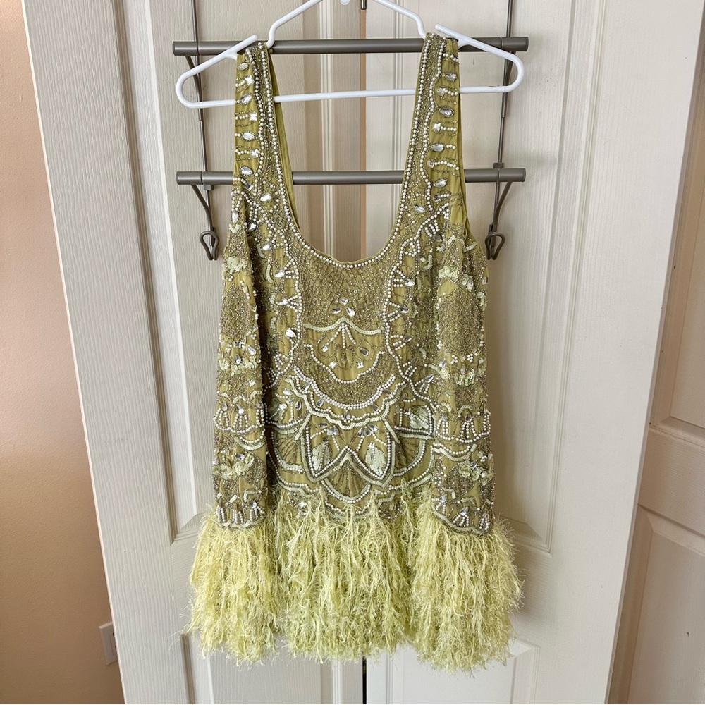 ASOS Embellished Lime Dress